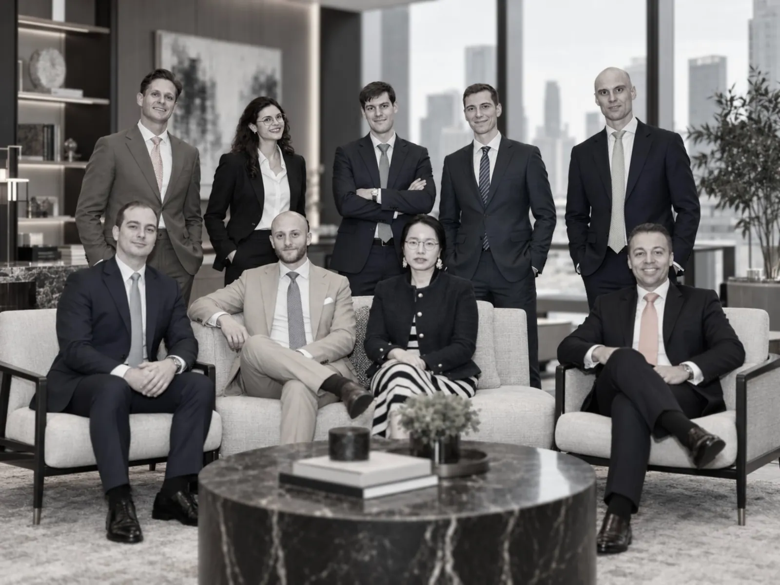 Hexagone Group Shanghai team in their Shanghai office