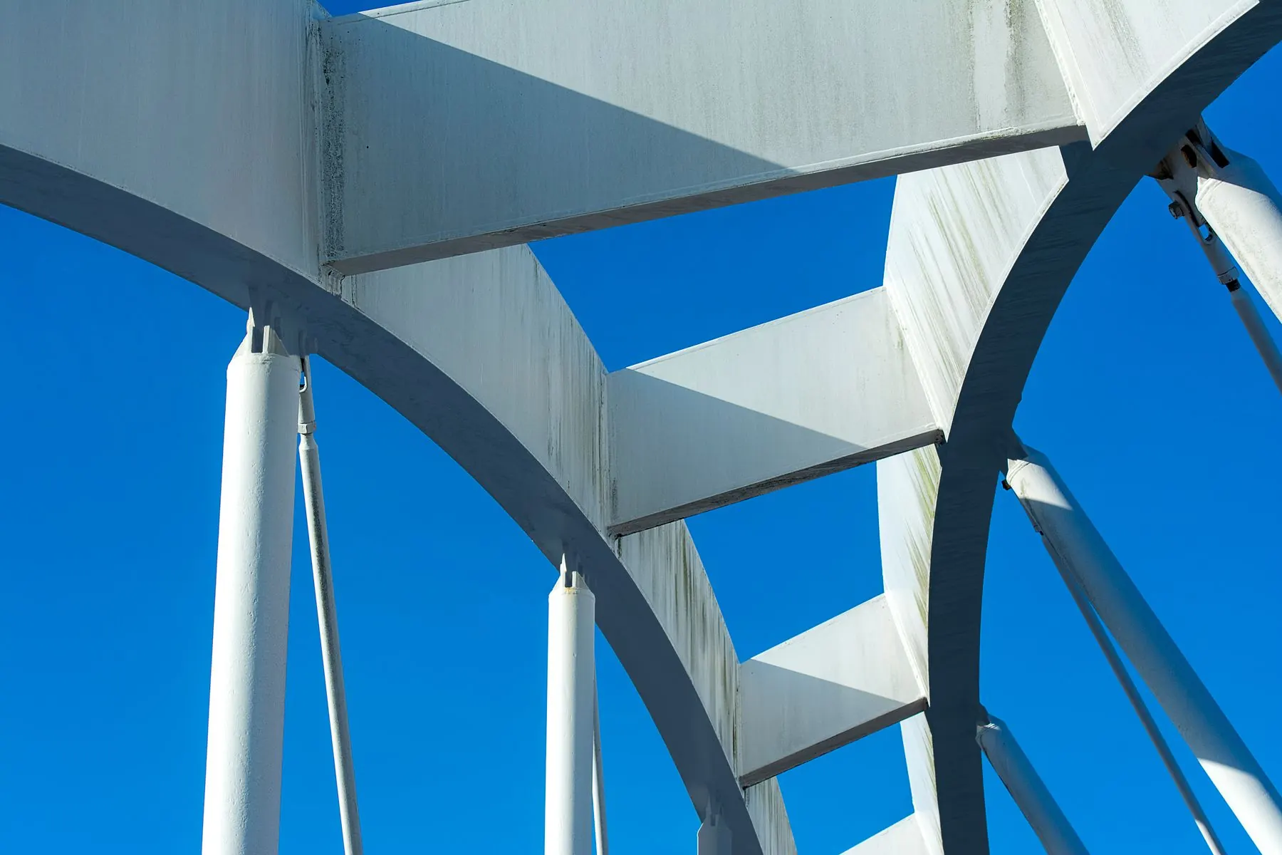 Modern infrastructure structure showing specialist engineering